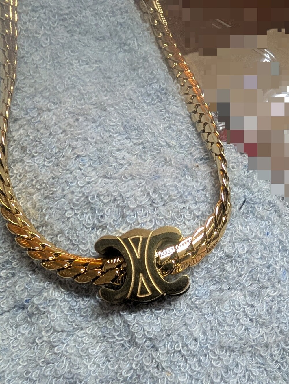 Gold-Tone Womenâs Statement Necklace
